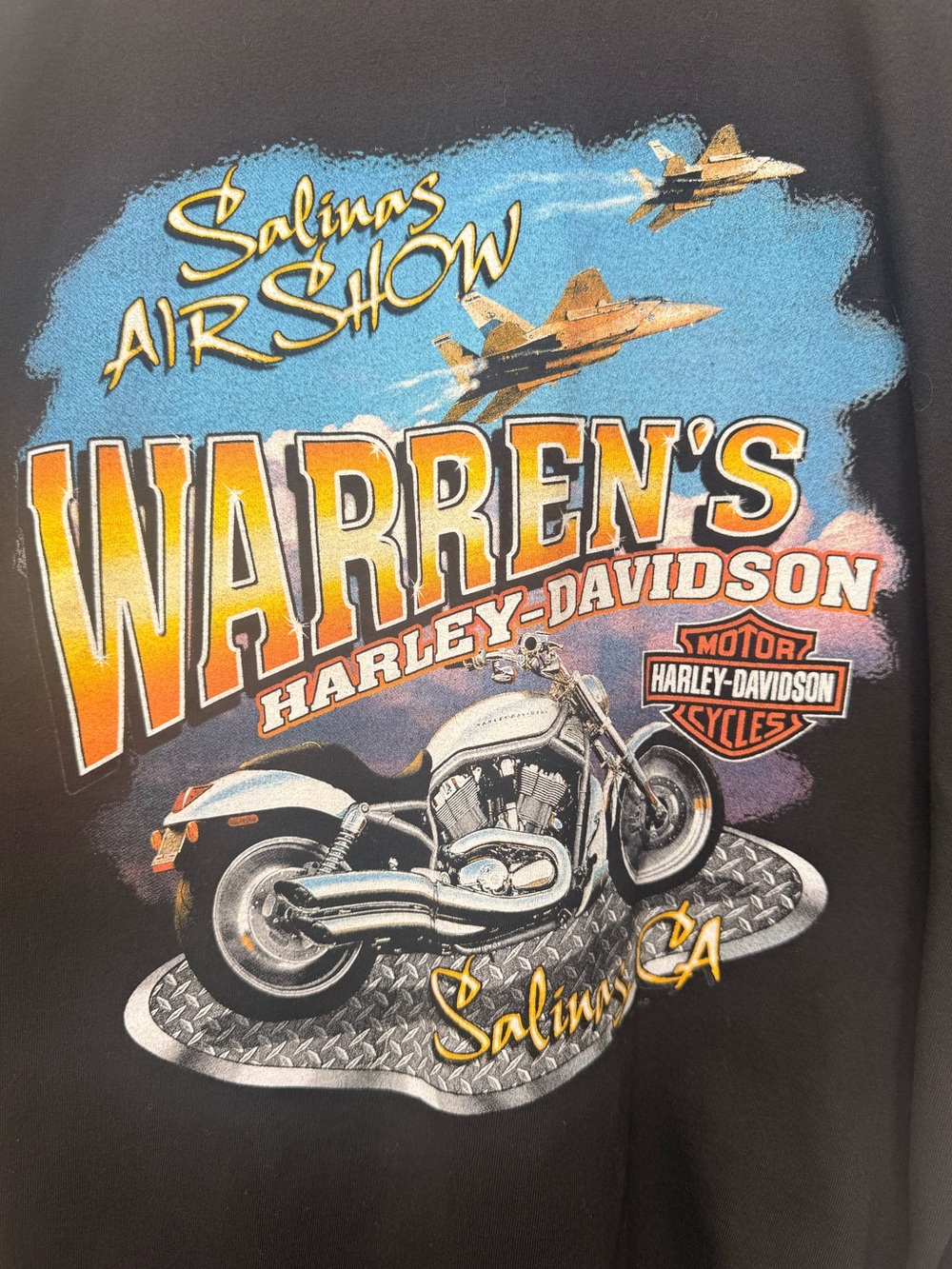 Harley-Davidson Salinas Airshow Warren's T-Shirt Size XXXL